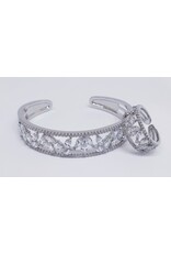 BIA0016 - Silver Bangle Ring Set