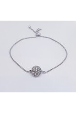 BJJ0001 - Silver Adjustable Bracelet