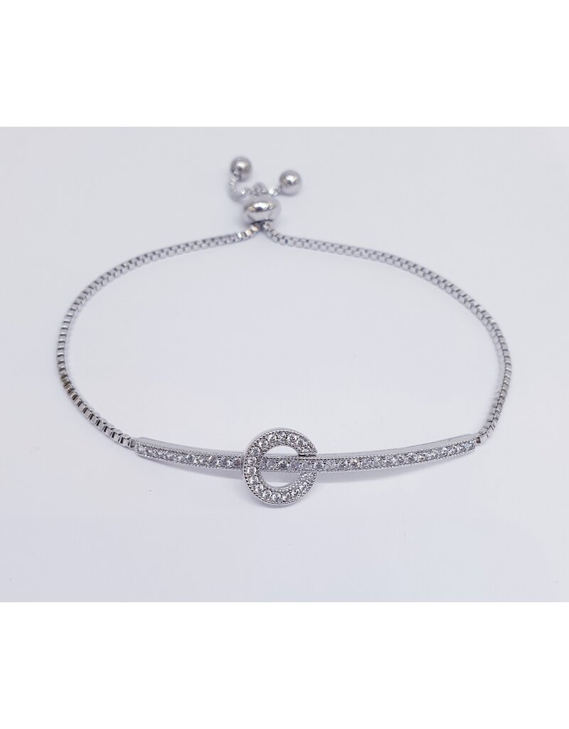 BJJ0002 - Silver Adjustable Bracelet