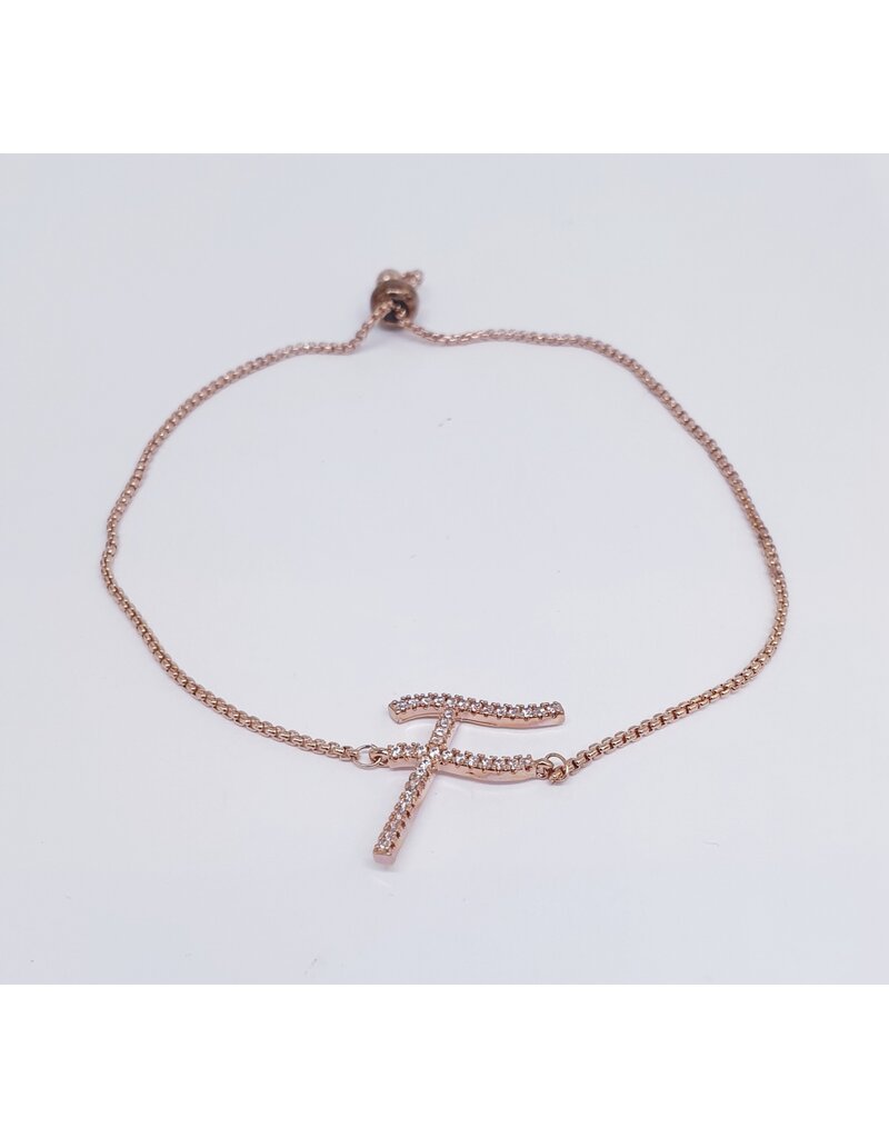 BJJ0016 - F, Rose Gold Adjustable Bracelet