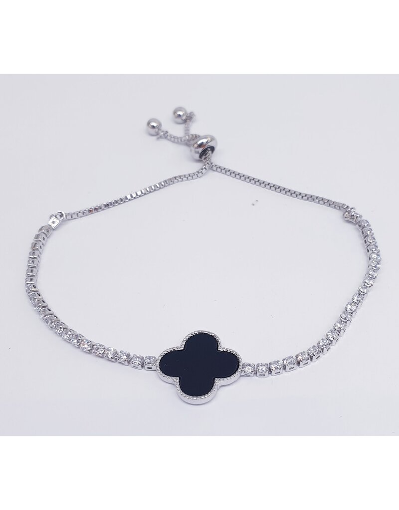 BJJ0022 - Clove, Silver Adjustable Bracelet