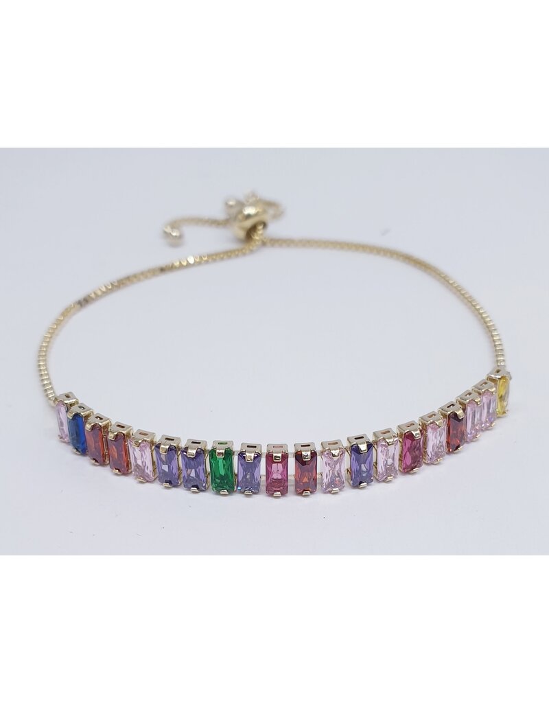 BJJ0038 - Baguette, Multi Adjustable Bracelet