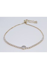 BJJ0061 - Gold Adjustable Bracelet