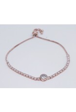 BJJ0062 - Rose Gold Adjustable Bracelet