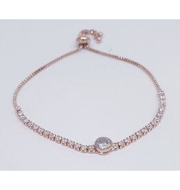 BJJ0062 - Rose Gold Adjustable Bracelet