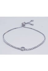 BJJ0063 - Silver Adjustable Bracelet