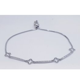 BJJ0076 - Clove, Silver Adjustable Bracelet