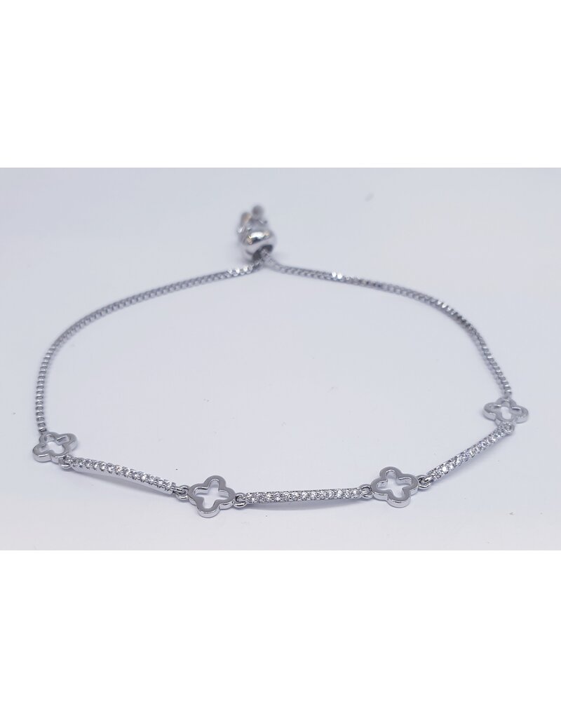 BJJ0076 - Clove, Silver Adjustable Bracelet