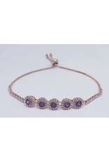 BJJ0081 - Crystal, Rose Gold, Purple