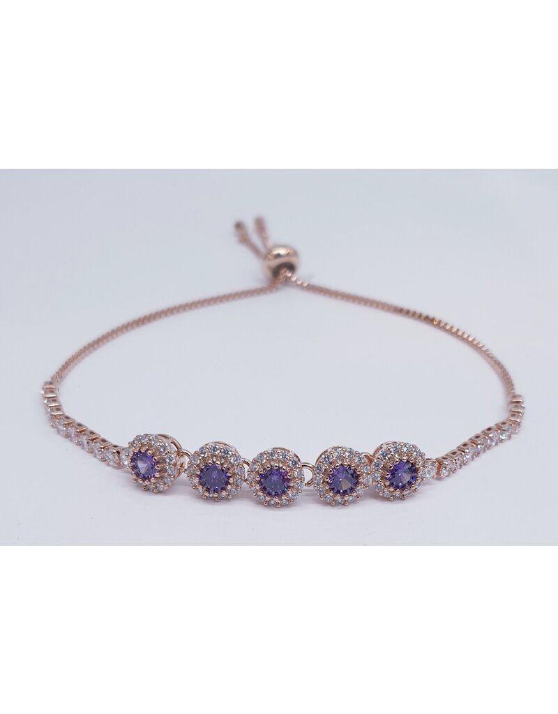 BJJ0081 - Crystal, Rose Gold, Purple