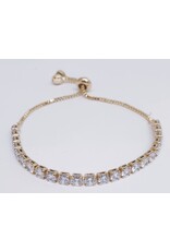 BJJ0098 - Gold,  Adjustable Bracelet