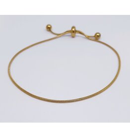 BSG0001 - Gold, Adjustable Bracelet