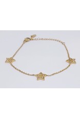 BSG0003 - Gold, Stars Bracelet