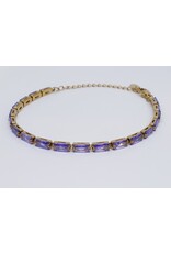BSG0004 - Gold, Purple Bracelet