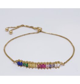 BSG0016 - Gold, Multicolour Bracelet