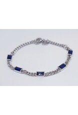 BSG0038 - Silver Blue Bracelet