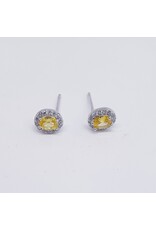 ERJ0242 - Silver,Yellow Earring