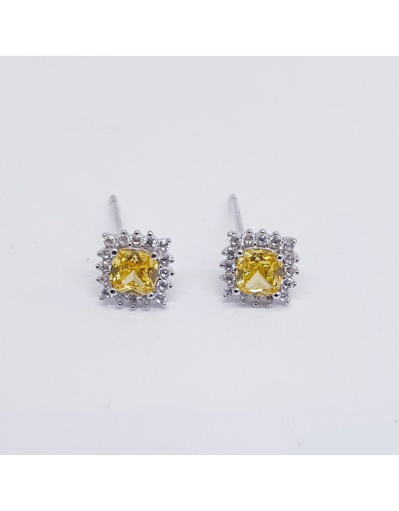 ERJ0245 - Silver,Yellow Earring