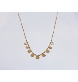 SCF0014 - Gold, Circles Necklace