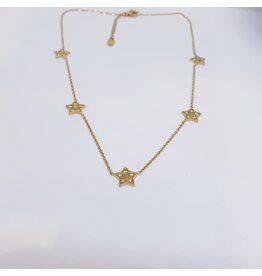 SCF0018 - Gold, Stars Necklace