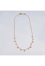 SCF0023 - Gold, Triangles Necklace