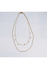 SCF0024 - Gold, Diamonds Necklace