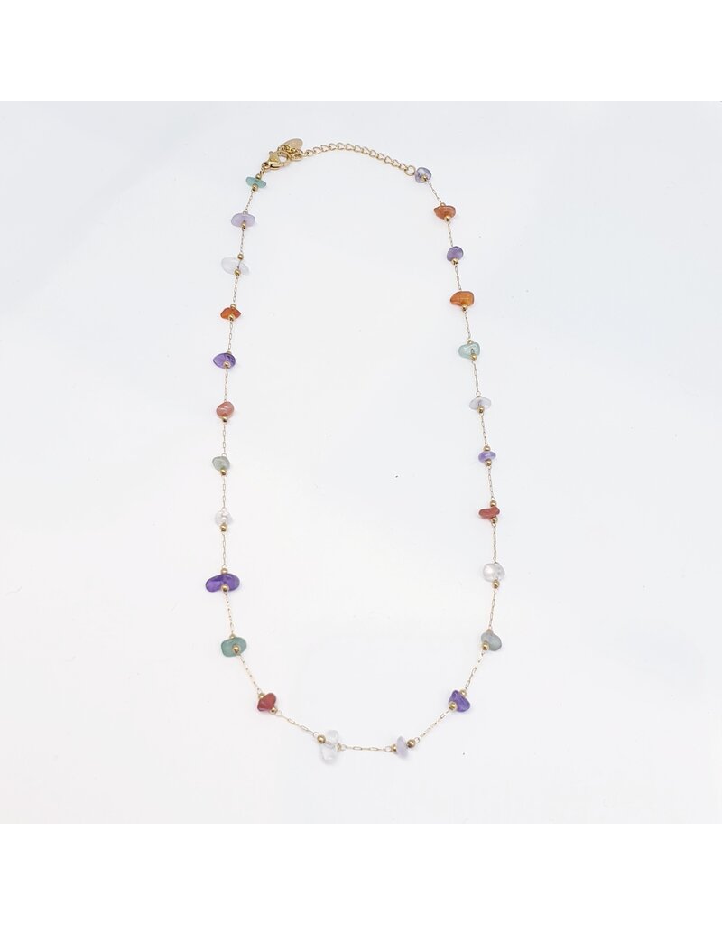 SCF0025 - Gold, Multicolour Necklace