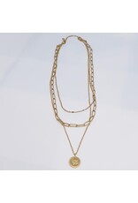 SCF0032 - Gold, Carpe Diem Necklace
