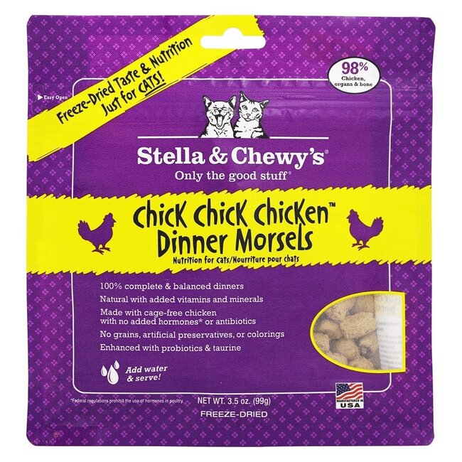 Stella and Chewys Stella & Chewy's Cat FD CHICKEN MORSELS 3.5oz