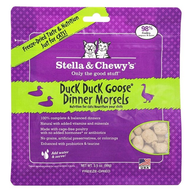 Stella and Chewys Stella & Chewy's Cat FD DUCK MORSELS 3.5oz