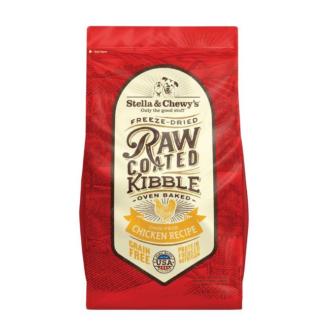 Stella and Chewys Stella and Chewys - RAW COATED - CHICKEN Recipe - Dry Dog Food, 10lb