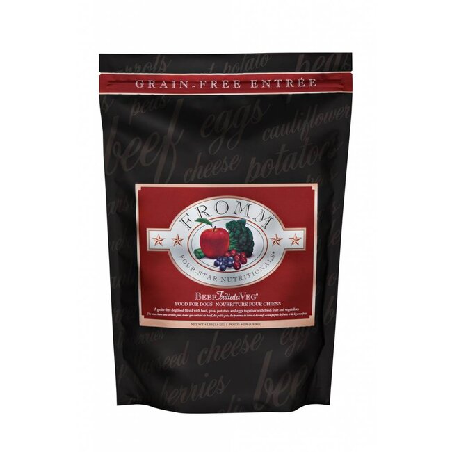 Fromm Fromm - FOUR STAR Beef Frittata Veg - Dry Dog Food, 4lb