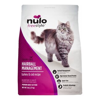 Nulo Nulo Cat Hairball Management Turkey & Cod 5#
