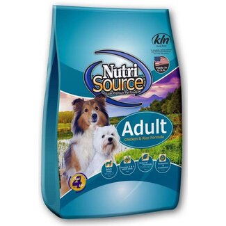 Nutrisource NutriSource - ADULT CHICKEN and RICE Formula - Dog Dry, 4lb