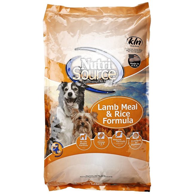 Nutrisource Nutrisource Adult Lamb & Rice 12#