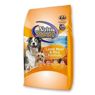 Nutrisource NutriSource - LAMB MEAL and RICE Formula - Dog Dry, 26lb