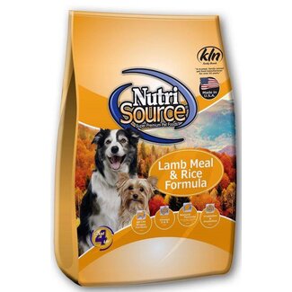 Nutrisource NutriSource - LAMB MEAL and RICE Formula - Dog Dry, 4lb