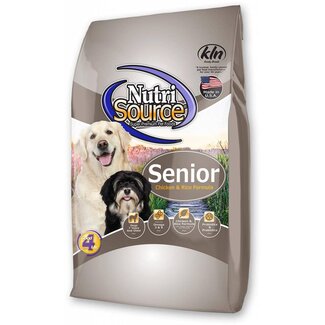 Nutrisource Nutrisource Senior Chicken & Rice 12LB