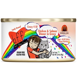 WERUVA Weruva Cat Bff Crazy 4 U! Chic/salm 2.8oz