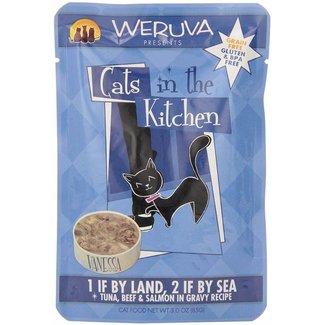 WERUVA Weruva Cat One If By Land, Two If By Sea 3oz Pouch (CITK)
