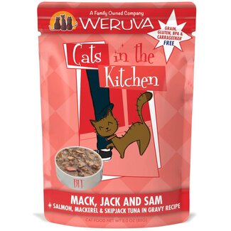 WERUVA Weruva Cat mack, Jack and sam 3oz Pouch (CITK)