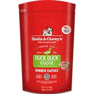 Stella and Chewys Stella and Chewys - Frozen Dinner Patties DUCK DUCK GOOSE - Frozen Dog Food, 6lb