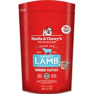 Stella and Chewys Stella and Chewys - Frozen Dinner Patties DANDY LAMB - Frozen Dog Food, 3lb