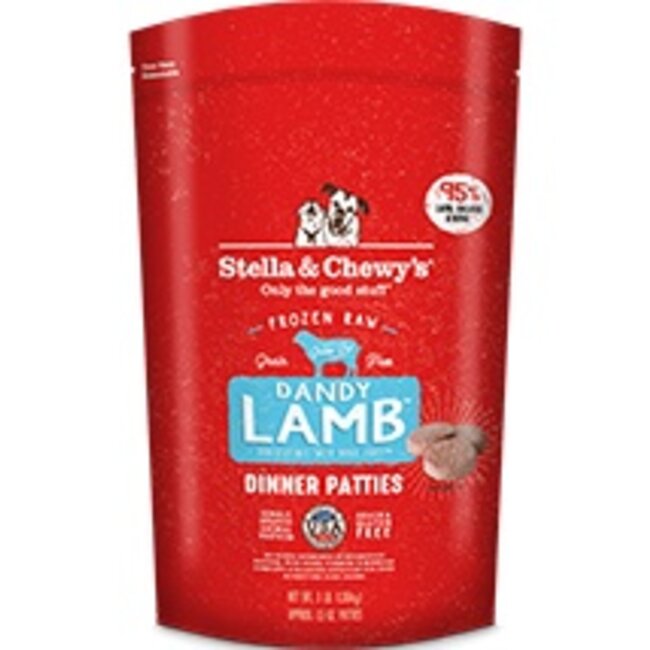 Stella and Chewys Stella and Chewys - Frozen Dinner Patties LAMB - Frozen Dog Food, 6lb