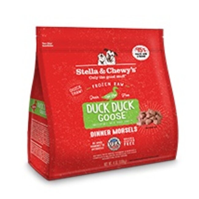 Stella and Chewys Stella and Chewys - Frozen Dinner Morsels DUCK DUCK GOOSE - Frozen Dog Food, 4 lb, 4lb