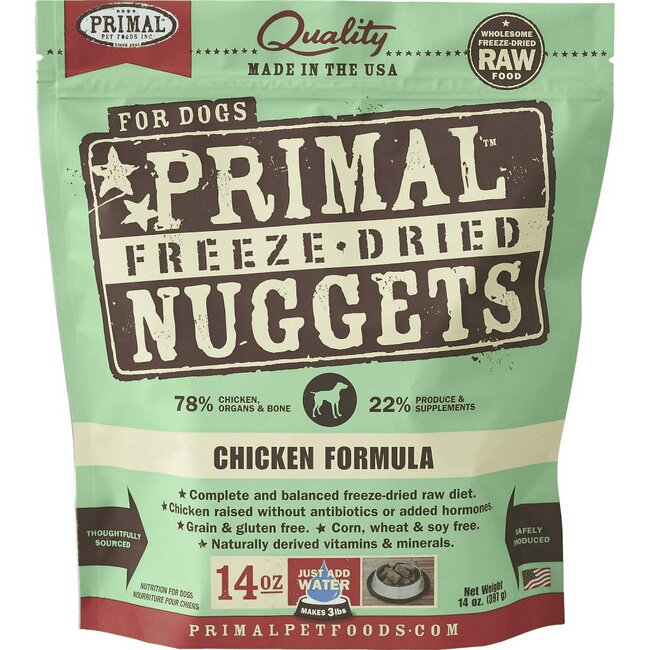Primal Primal Dog FD Chicken Nuggets 14oz