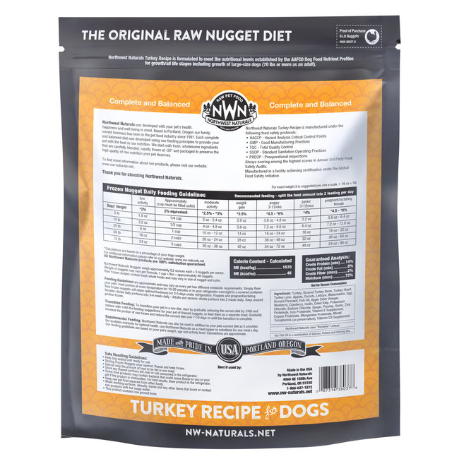 Northwest Naturals Northwest Naturals Frozen Turkey Nuggets 6 lbs