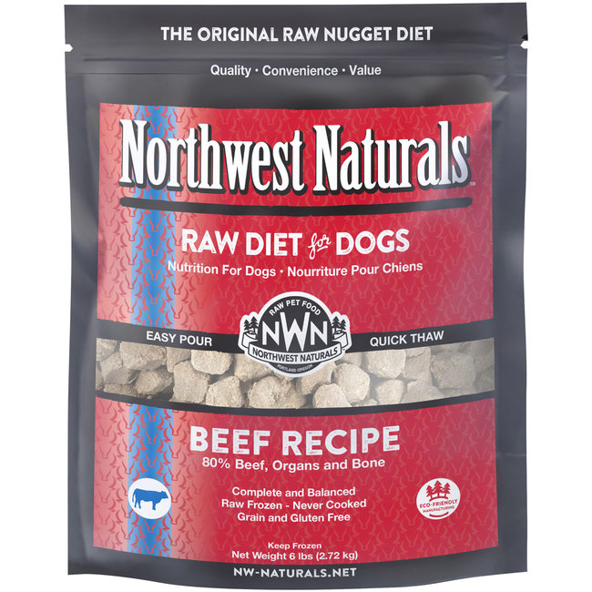 Northwest Naturals Northwest Naturals Frozen Beef Nuggets 6 lbs