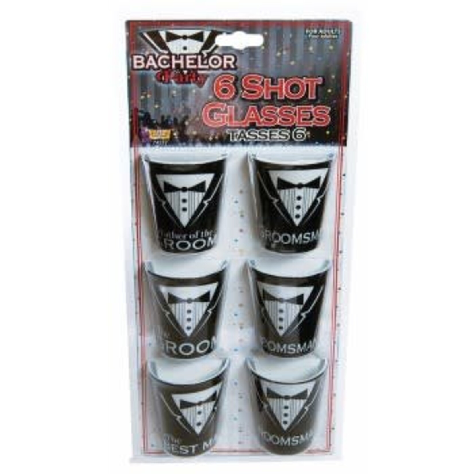 Bachelor - Shot Glasses (6 Pcs/Set)