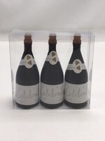 Champagne Bottle Wedding Bubbles - Pk Of 3